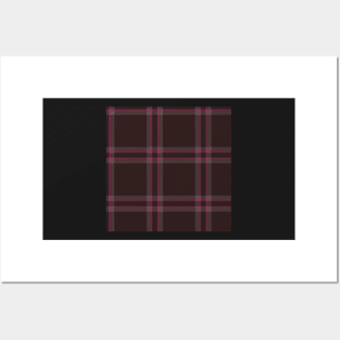 Suzy Hager "Just Right" Plaid w Browns for Prettique Posters and Art